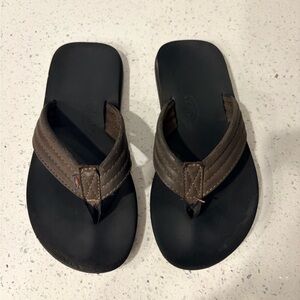 Rainbow Kids Brown Flip Flops Sandals